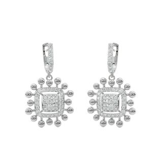 Aureli Round Diamond Earrings